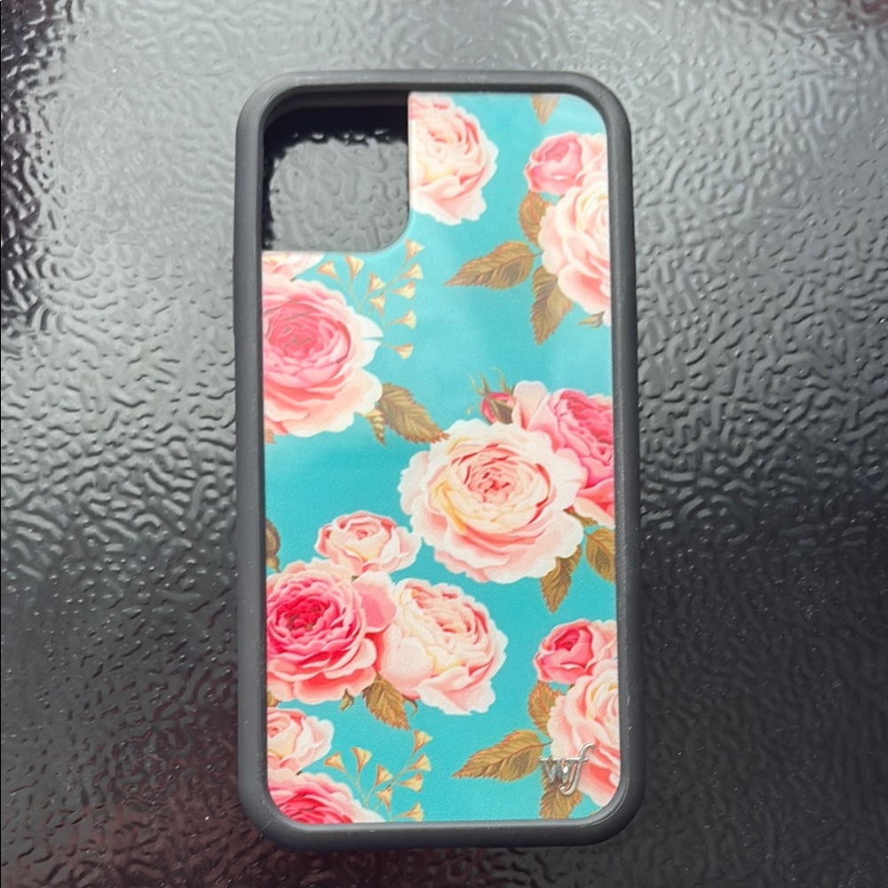 Floral Phone Case with Black Border